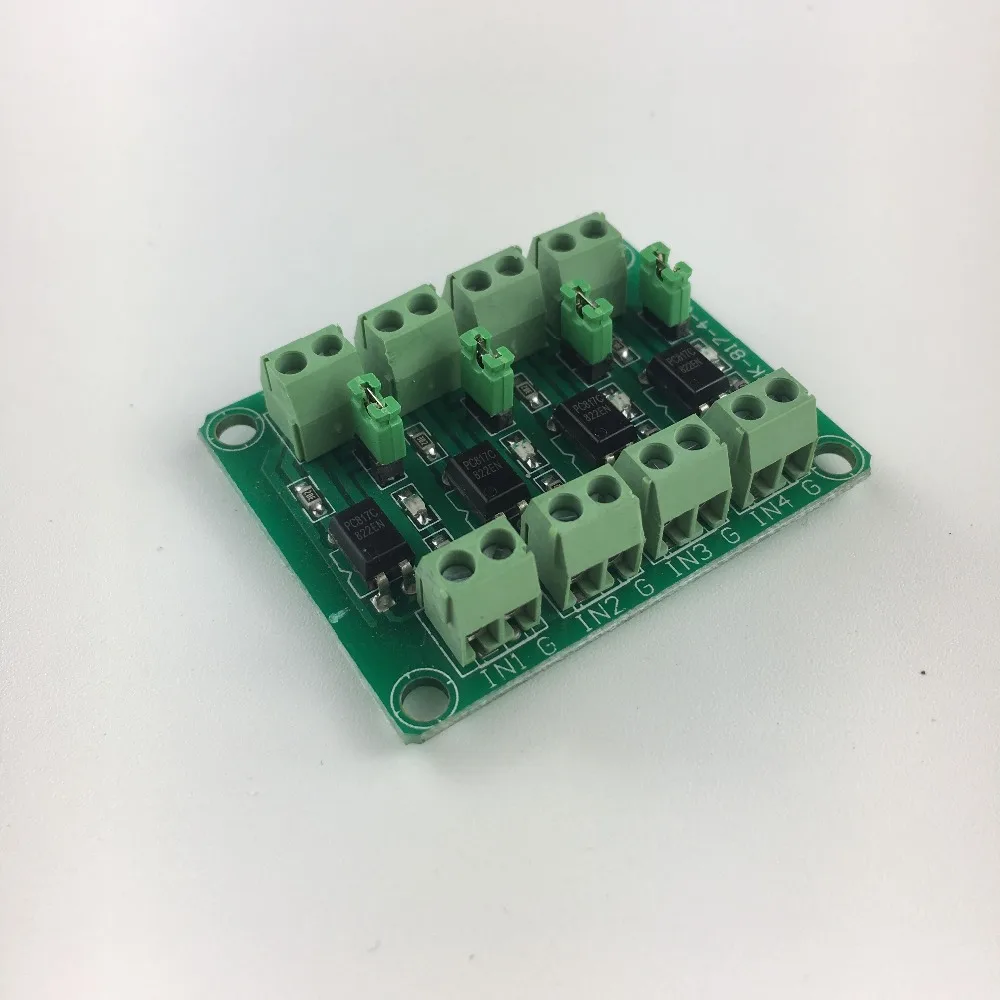 PC817 4 Channel Optocoupler Isolation Board Voltage Converter Adapter Module 3.6-30V Driver Photoelectric Isolated Module PC 817
PC817 4 Channel Optocoupler Isolation Board Voltage Converter Adapter Module 3.6-30V Driver Photoelectric Isolated Module PC 817