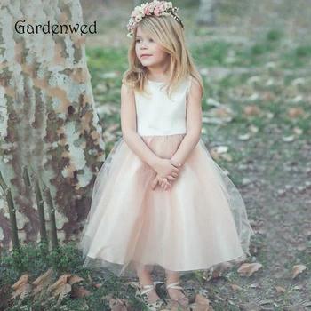 Plain Design Decent Tea Length Gown for Flower Girl Beautiful Communion Dresses Scoop Neck Pink Little Children Party Baby Dress
Plain Design Decent Tea Length Gown for Flower Girl Beautiful Communion Dresses Scoop Neck Pink Little Children Party Baby Dress