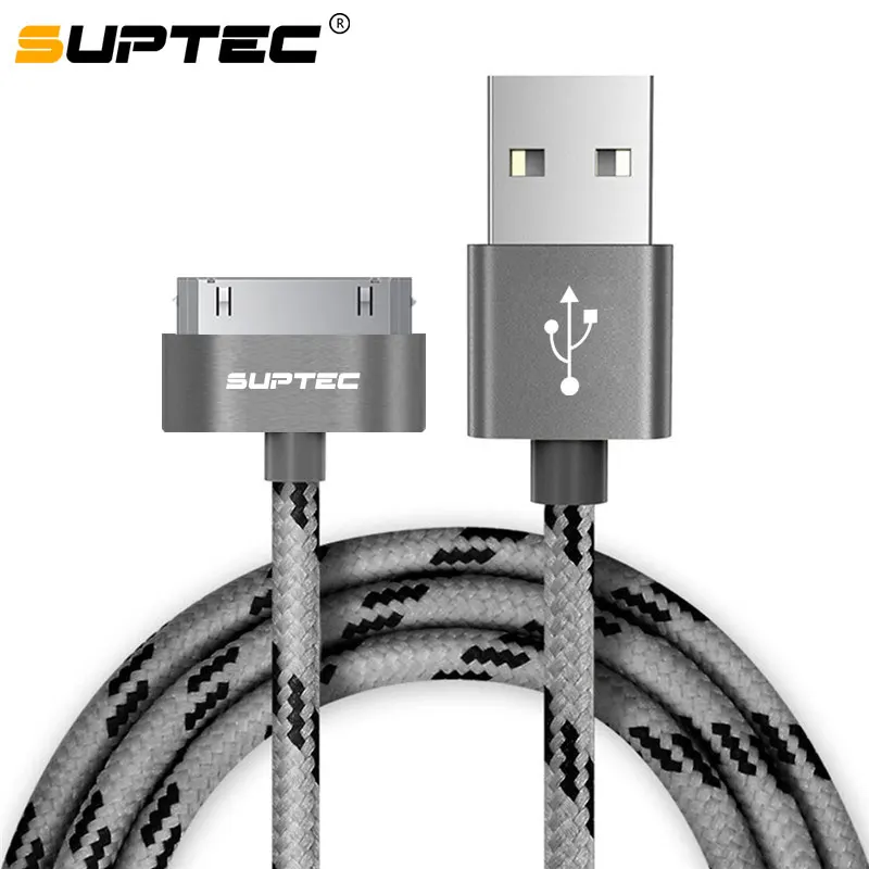 SUPTEC 30 контактный USB кабель для iPhone 4S 4 3GS iPad 1 2 3 iPod Nano itouch зарядный м адаптер быстрой