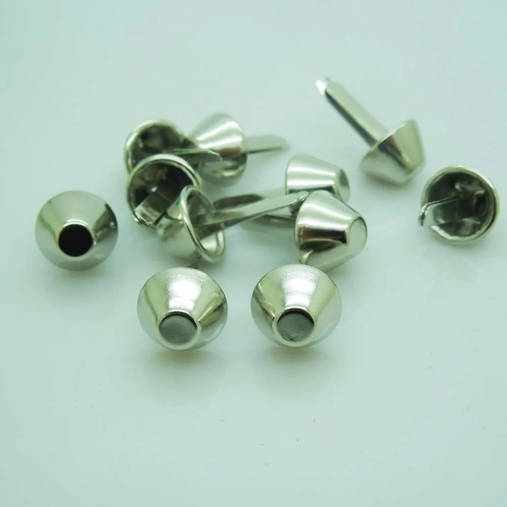 100Pcs 10mm Silver Tone Metal Crafts Purse Feet Rivets Studs Pierced for Purse Handbag Punk Rock Rivets Bag Leather DIY Crafts
100Pcs 10mm Silver Tone Metal Crafts Purse Feet Rivets Studs Pierced for Purse Handbag Punk Rock Rivets Bag Leather DIY Crafts