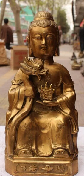 007001 15" Chinese Bronze Carved Lao Mu Mother God Hold Dragon Crutch Buddha Statue
007001 15" Chinese Bronze Carved Lao Mu Mother God Hold Dragon Crutch Buddha Statue