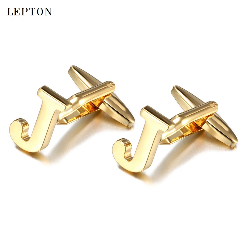 Hot Sale Letters J Cufflinks For Mens Lepton High Quality Gold & Silver Color Metal Wedding Shirt Cuff Links Gemelos
Hot Sale Letters J Cufflinks For Mens Lepton High Quality Gold & Silver Color Metal Wedding Shirt Cuff Links Gemelos