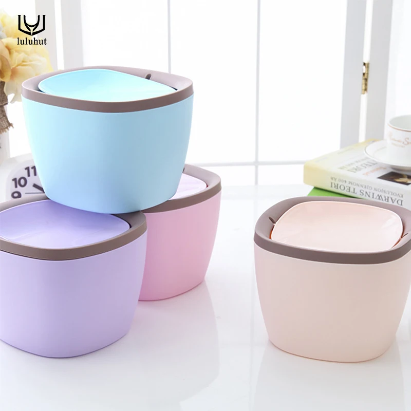 luluhut Mini desktop trash can waste garbage paper basket small table rubbish bin kitchen storage plastic waste bucket
luluhut Mini desktop trash can waste garbage paper basket small table rubbish bin kitchen storage plastic waste bucket