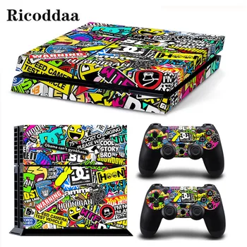 Vinyl Decal Skin For PS4 Console Cover For Playstaion 4 Console Skin Stickers+2Pcs Controle Protective Skins Accessories
Vinyl Decal Skin For PS4 Console Cover For Playstaion 4 Console Skin Stickers+2Pcs Controle Protective Skins Accessories