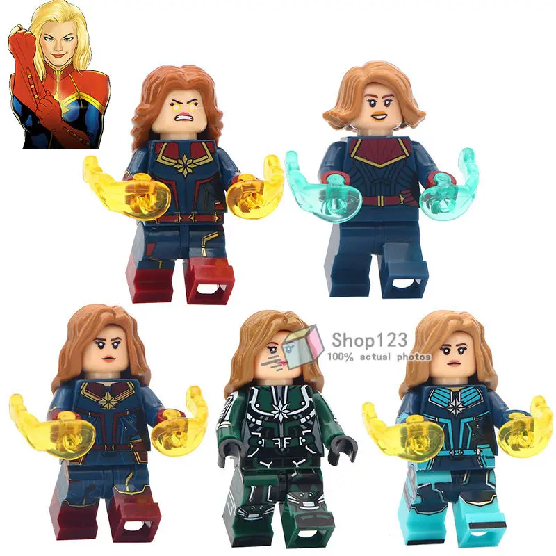 Captain Marvel Avengers 4 Endgame Carol Danvers Skull Ronan Accuser Nick Fury Super Heroes Building Blocks Children Toys
Captain Marvel Avengers 4 Endgame Carol Danvers Skull Ronan Accuser Nick Fury Super Heroes Building Blocks Children Toys