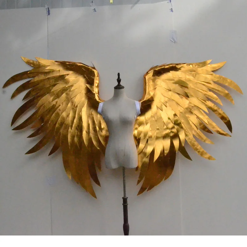Big size gold angel wings beautiful photo shooting props high quality display supply 4KG not fit for long time wear!
Big size gold angel wings beautiful photo shooting props high quality display supply 4KG not fit for long time wear!