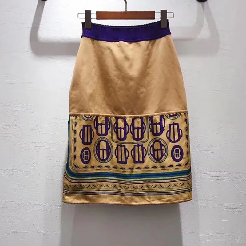 2019 new spring summer designer runway women's elegang Print women's skirt Vintage Casual A-line skirt and knee skirt
2019 new spring summer designer runway women's elegang Print women's skirt Vintage Casual A-line skirt and knee skirt