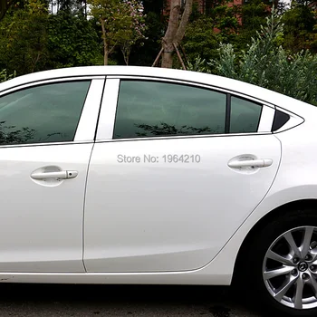 Car Accessories Stainless Steel B+C Center Pillars Protector Cover Trims Decoration Frames 6Pcs For Mazda 6 ATENZA 2013-2016
Car Accessories Stainless Steel B+C Center Pillars Protector Cover Trims Decoration Frames 6Pcs For Mazda 6 ATENZA 2013-2016
