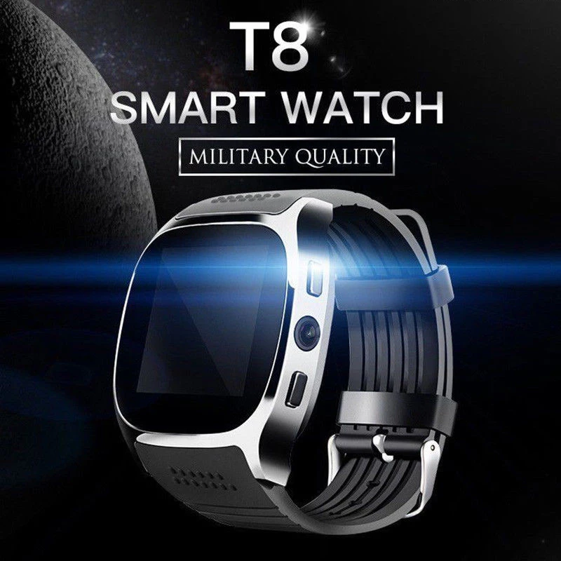New 2019 Smartwatch Intelligent Bluetooth Sport Smart Watch T8 Pedometer For Phone Android Wrist Watch Support SIM TF Card Call
New 2019 Smartwatch Intelligent Bluetooth Sport Smart Watch T8 Pedometer For Phone Android Wrist Watch Support SIM TF Card Call