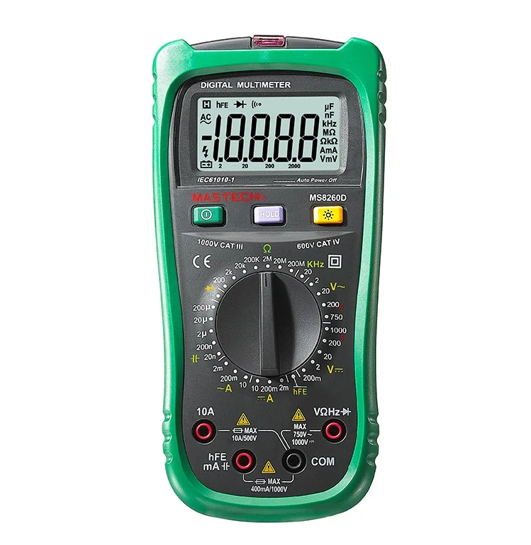 MASTECH MS8260D 4 1/2 Digital Multimeter Non-contact AC/DC Voltage Current Frenquency Tester Detector with Transistor Check MASTECH MS8260D 4 1/2 Digital Multimeter Non-contact AC/DC Voltage Current Frenquency Tester Detector with Transistor Check<br><br>Aliexpress