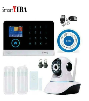 SmartYIBA 3G Alarma APP Control WiFi Home Security IOS Android WiFi Security Home Alarm System Auto Dial Camera Siren Alarm Kits
SmartYIBA 3G Alarma APP Control WiFi Home Security IOS Android WiFi Security Home Alarm System Auto Dial Camera Siren Alarm Kits