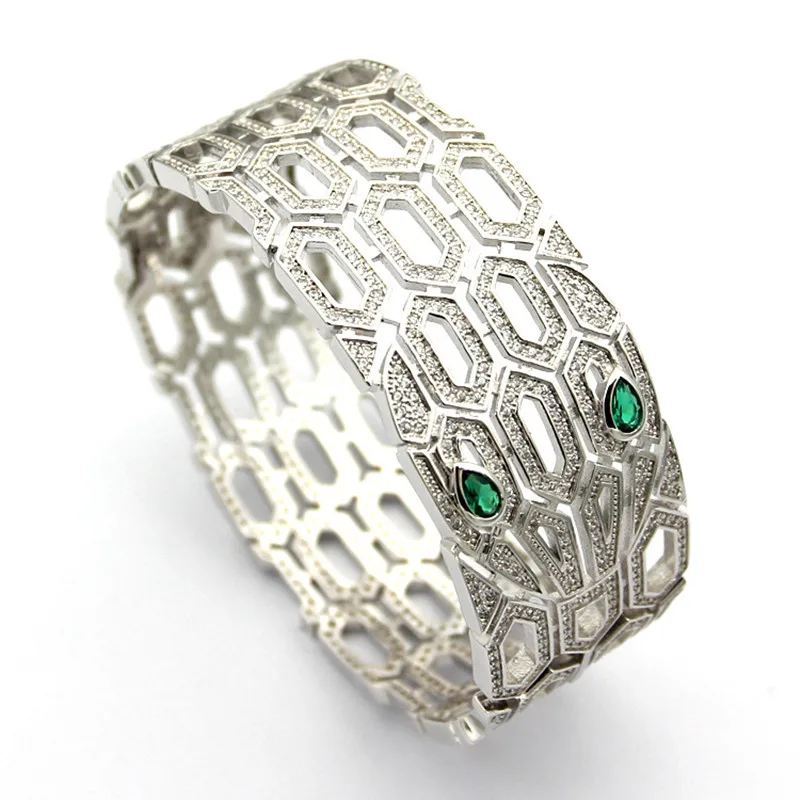 High end Asian gold jewelry wholesale B letter hollowed snake crystal bracelet lady wide edition snake CZ Bracelet fashion gift
High end Asian gold jewelry wholesale B letter hollowed snake crystal bracelet lady wide edition snake CZ Bracelet fashion gift