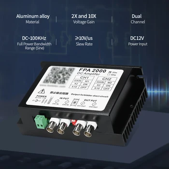 Dual-channel 30W Signal Booster Power Amplifier Amplify 2 Signals DC Amplifier For Any Waveform And Function Signal Generators
Dual-channel 30W Signal Booster Power Amplifier Amplify 2 Signals DC Amplifier For Any Waveform And Function Signal Generators