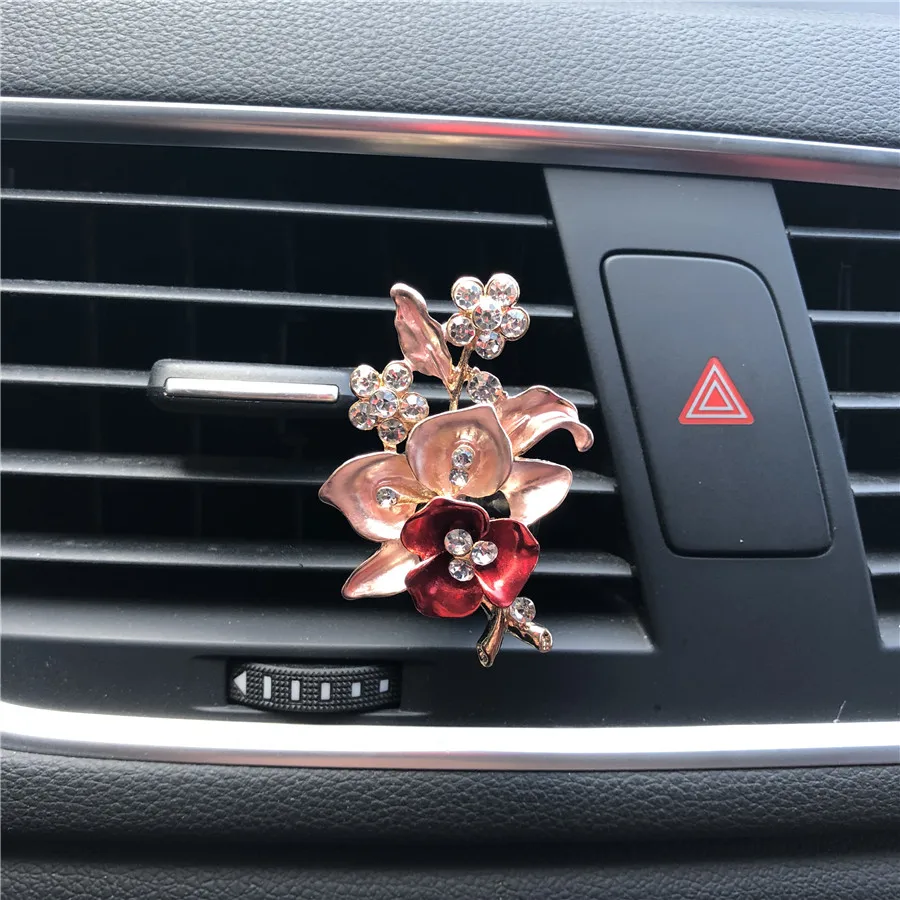 Beautiful ladies' car adornment perfume Automobile air conditioning decoration Air Freshener Metal flowers Car perfume clip
Beautiful ladies' car adornment perfume Automobile air conditioning decoration Air Freshener Metal flowers Car perfume clip