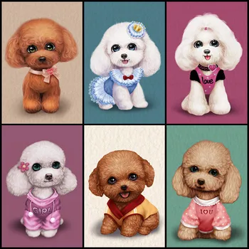 Poodle Teddy Dog Diamond Painting Animal Cartoon Children Round Full Drill 5D Nouveaute DIY Mosaic Embroidery Cross Stitch Gifts
Poodle Teddy Dog Diamond Painting Animal Cartoon Children Round Full Drill 5D Nouveaute DIY Mosaic Embroidery Cross Stitch Gifts