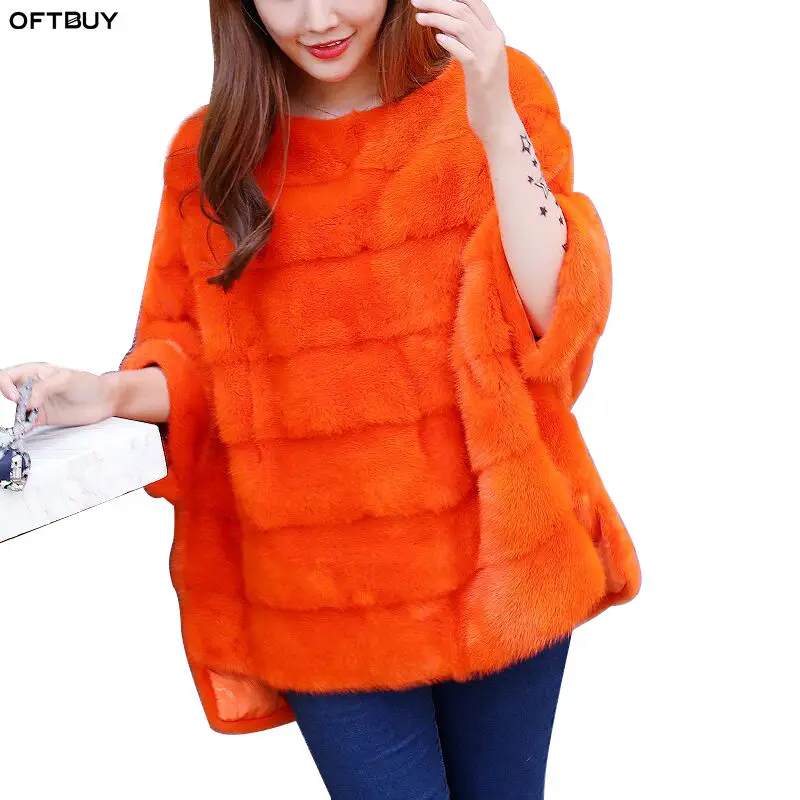 OFTBUY 2019 new autumn winter jacket women natural real mink fur coat thick warm loose streetwear outerwear half Batwing Sleeve
OFTBUY 2019 new autumn winter jacket women natural real mink fur coat thick warm loose streetwear outerwear half Batwing Sleeve