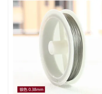 Plastic beads 0.38MM line wire stainless steel wire lines DIY bead curtain material wholesale crystal lamp hanging accessories 
Plastic beads 0.38MM line wire stainless steel wire lines DIY bead curtain material wholesale crystal lamp hanging accessories