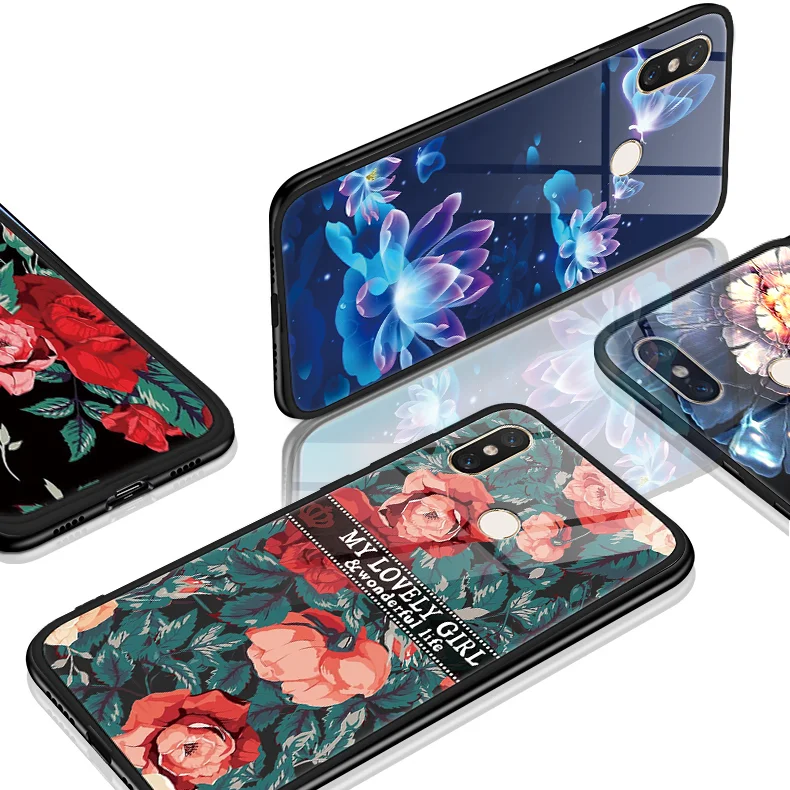 Case For TPU Xiaomi Mi A2 6X Max3 Mix 2 Mix 2S 5 5S 6 8 Explorer 8 Lite SE Tempered glass Flower Cover Soft For Xiaomi Mi 8 Case
Case For TPU Xiaomi Mi A2 6X Max3 Mix 2 Mix 2S 5 5S 6 8 Explorer 8 Lite SE Tempered glass Flower Cover Soft For Xiaomi Mi 8 Case
