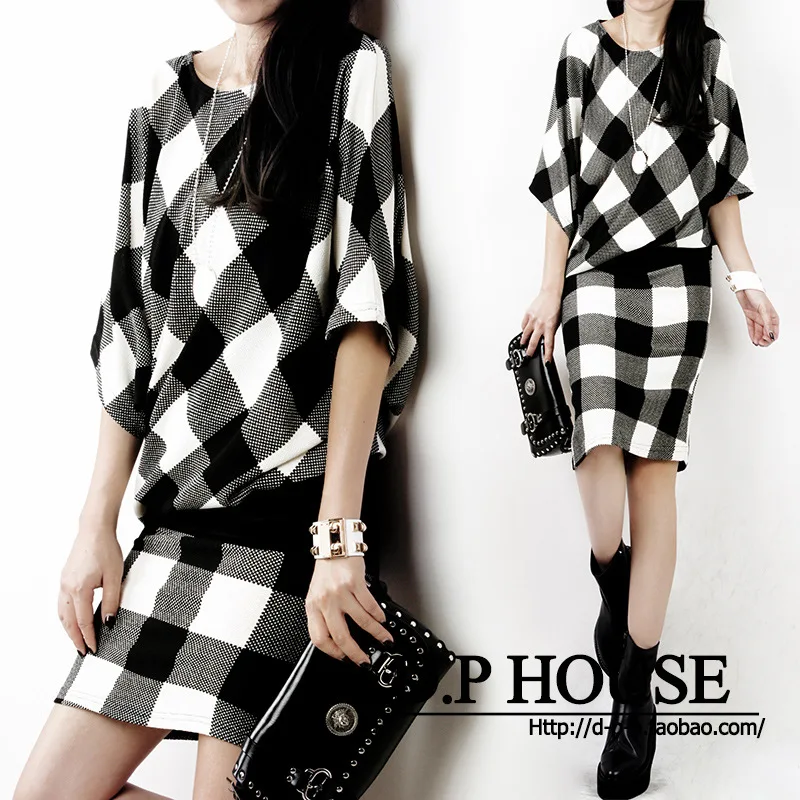Women Dress 2019 Fashion Summer Dress Sexy Plaid Dress Package Hip Casual O Neck Bat Sleeve Cultivate Women Dresses Vestidos
Women Dress 2019 Fashion Summer Dress Sexy Plaid Dress Package Hip Casual O Neck Bat Sleeve Cultivate Women Dresses Vestidos