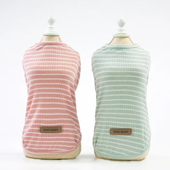 Striped Dog Pet Shirt Vest 100% Cotton Knited Soft Cat Puppy Pajamas T-Shirt 5 Sizes 5 Colours
Striped Dog Pet Shirt Vest 100% Cotton Knited Soft Cat Puppy Pajamas T-Shirt 5 Sizes 5 Colours