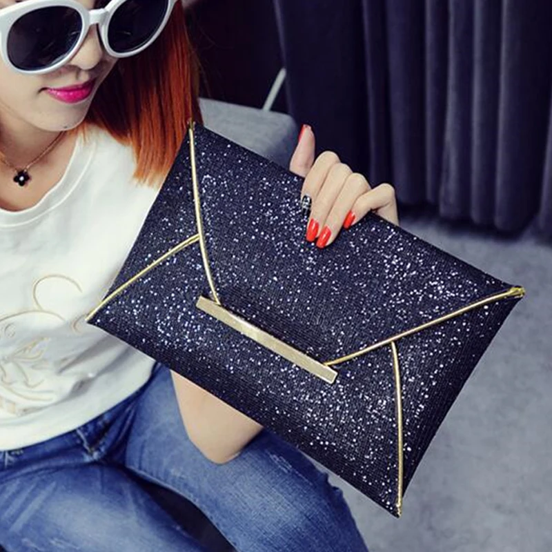 Envelope Clutch Ladies Sparkling Dazzling Bag Purse Women Evening Party Handbag Day Clutches Shining Tote Large Capacity Wallet
Envelope Clutch Ladies Sparkling Dazzling Bag Purse Women Evening Party Handbag Day Clutches Shining Tote Large Capacity Wallet
