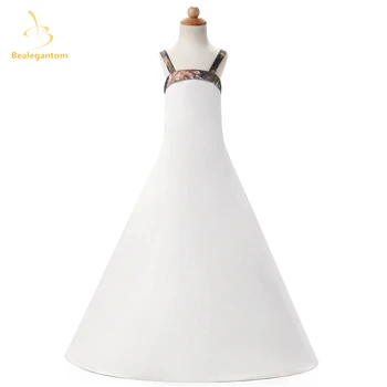 2019 New A-Line Camo Flower Girl Dresses with Bow Pleat Floor-Length Girls Pageant Gown First Communion Dresses QA30
2019 New A-Line Camo Flower Girl Dresses with Bow Pleat Floor-Length Girls Pageant Gown First Communion Dresses QA30