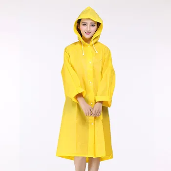 Translucent EVA Raincoat Women Solid Waterproof Rain Coat Windproof Single-person Rainwear Durable Outdoor For Hiking Travel
Translucent EVA Raincoat Women Solid Waterproof Rain Coat Windproof Single-person Rainwear Durable Outdoor For Hiking Travel