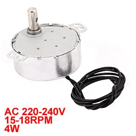 Uxcell(R) Hot Sale 1pcs CCW/CW Direction 4W 50/60Hz Frequency 15-18RPM Synchronous Motor AC 220-240V
Uxcell(R) Hot Sale 1pcs CCW/CW Direction 4W 50/60Hz Frequency 15-18RPM Synchronous Motor AC 220-240V