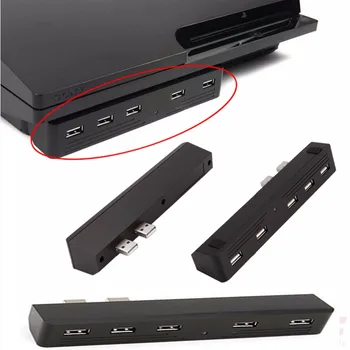 Black 5 PORT USB 2.0 Hub 5 in 1 USB converter for Playstation PS3 & Sony PS3 Slim consoles High Speed Adapter 2 To 5 5X USB Hub
Black 5 PORT USB 2.0 Hub 5 in 1 USB converter for Playstation PS3 & Sony PS3 Slim consoles High Speed Adapter 2 To 5 5X USB Hub