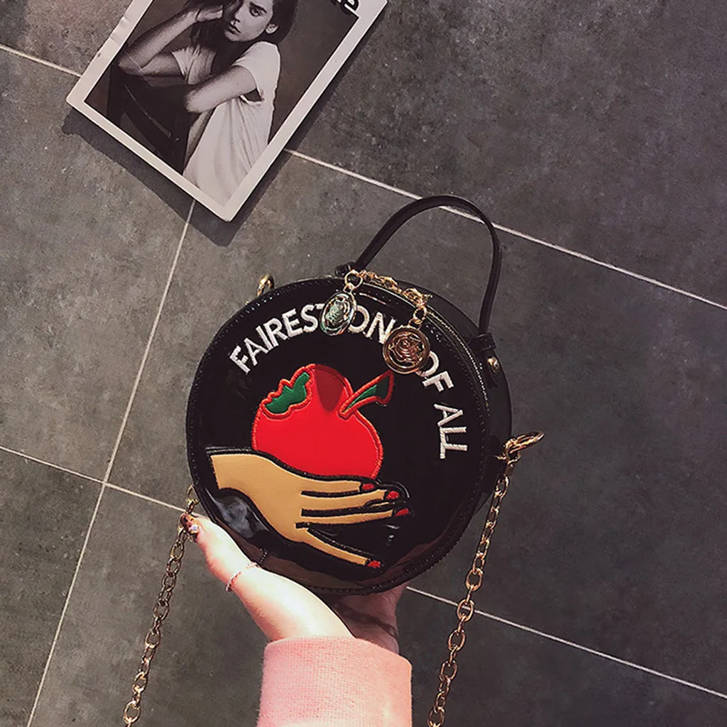 Women Shoulder Bag Leather Women's Crossbody Messenger Bags snow White handbag tote Ladies Purse Female Round Bolsa Handbag
Women Shoulder Bag Leather Women's Crossbody Messenger Bags snow White handbag tote Ladies Purse Female Round Bolsa Handbag