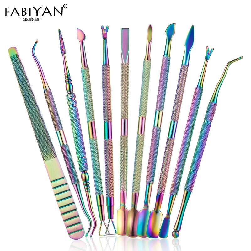 Nail Art Files Cuticle Pusher Triangle Remover UV Gel Polish Dead Skin Pedicure Manicure Clean Tool Stainless Steel 11 Styles
Nail Art Files Cuticle Pusher Triangle Remover UV Gel Polish Dead Skin Pedicure Manicure Clean Tool Stainless Steel 11 Styles