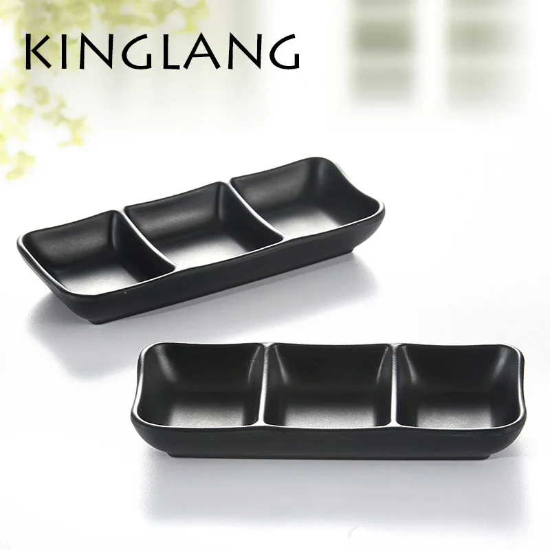 1 pcs free shipping 8 INCH three section 3 grids sacue plate for japanese and korean sushi restaurant black dinnerware wholesale
1 pcs free shipping 8 INCH three section 3 grids sacue plate for japanese and korean sushi restaurant black dinnerware wholesale