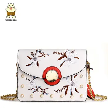 Beibaobao Women Messenger Bags & Pearl Embroidery Flower Fashion Lock Design Women Bag Female Cross-body Bags Girl's Tote B055
Beibaobao Women Messenger Bags & Pearl Embroidery Flower Fashion Lock Design Women Bag Female Cross-body Bags Girl's Tote B055