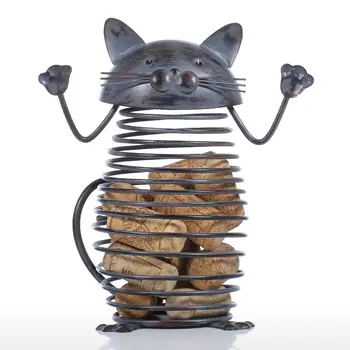 Tooarts Spring Cat Cork Container Iron Sculpture Cute Cat Figurine Creative Cork Container Practical Ornament Craft Gift Decor
Tooarts Spring Cat Cork Container Iron Sculpture Cute Cat Figurine Creative Cork Container Practical Ornament Craft Gift Decor