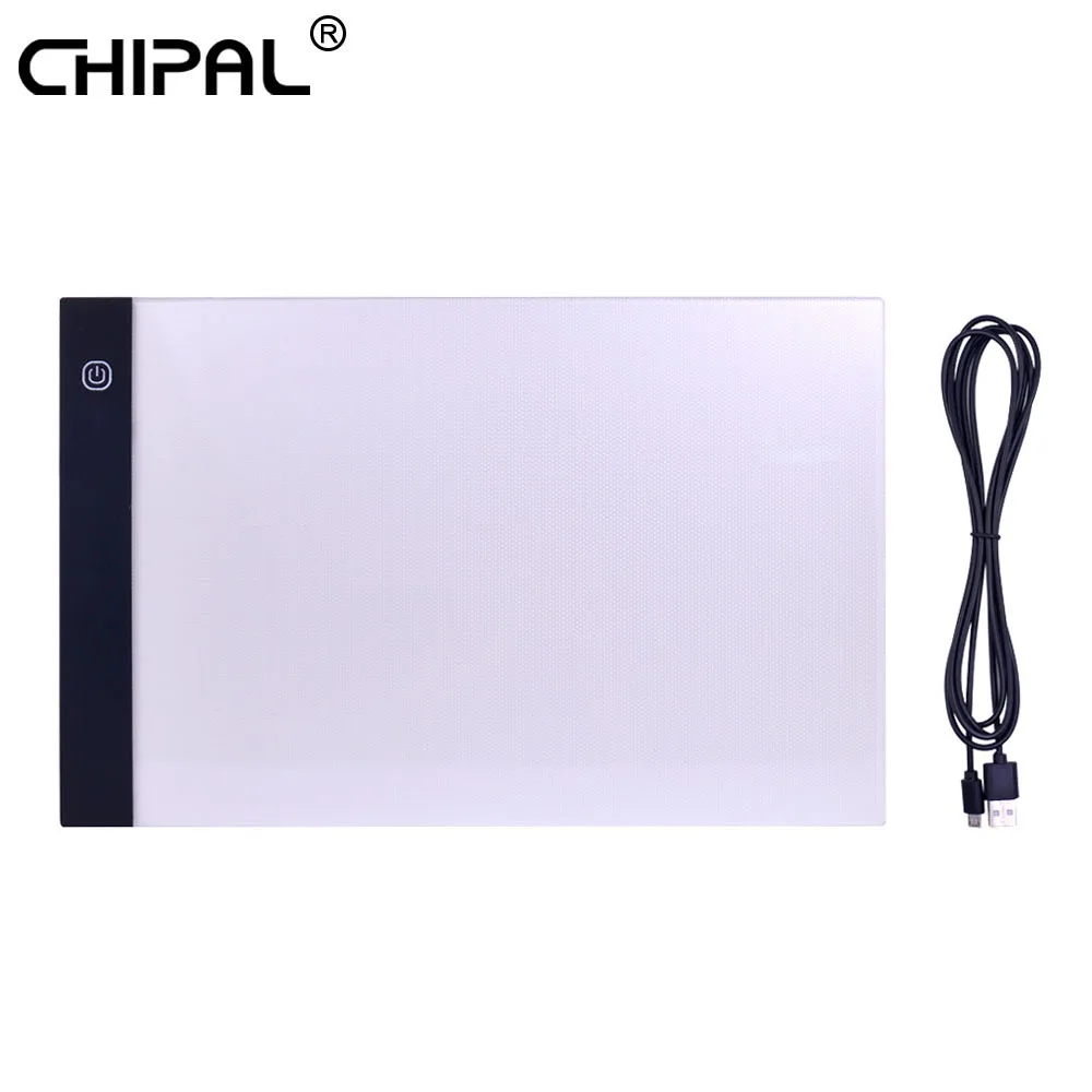 CHIPAL Ultrathin A4 Digital Graphics Tablet for Drawing Pad LED Light Box Electronic USB Art Graphic Table Writing Copy Board
CHIPAL Ultrathin A4 Digital Graphics Tablet for Drawing Pad LED Light Box Electronic USB Art Graphic Table Writing Copy Board