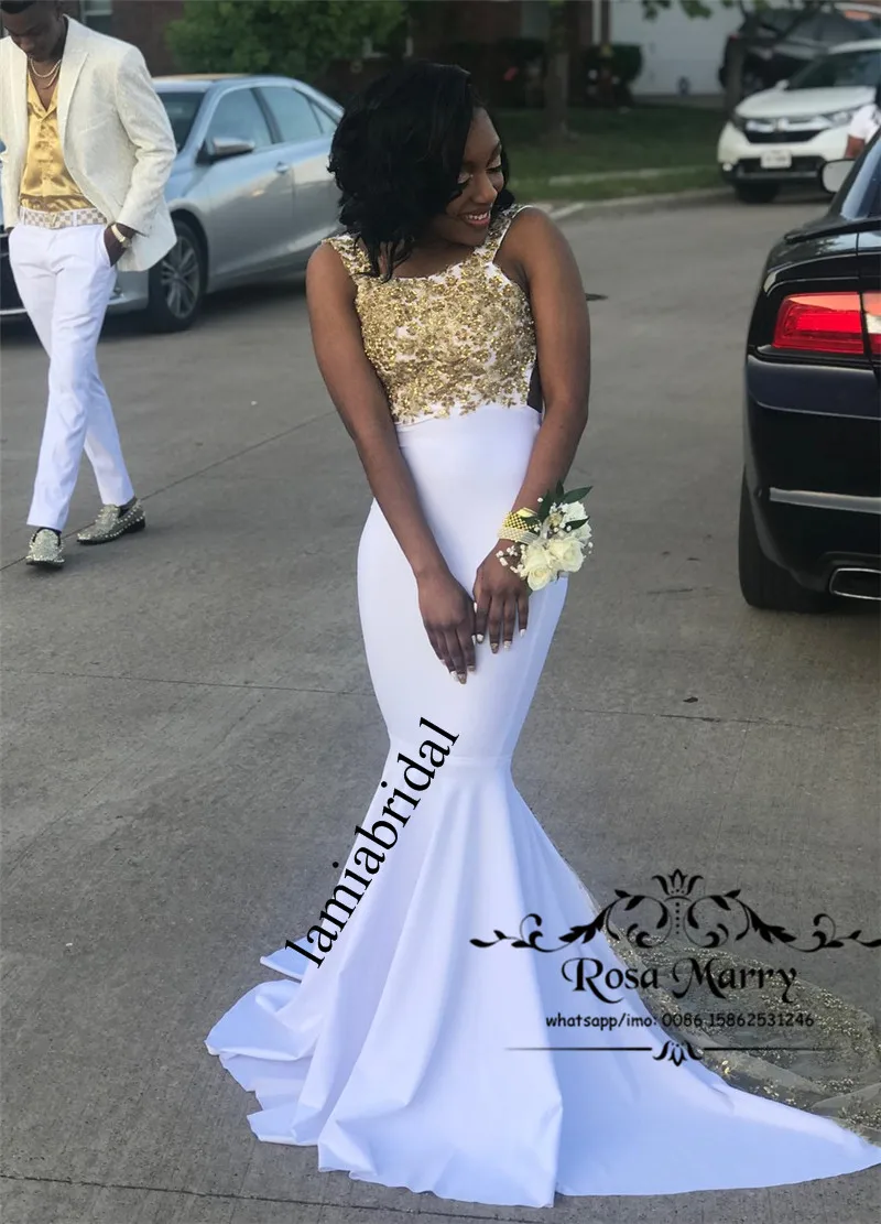 Sexy Backless Gold Lace Mermaid Prom Dresses 2K19 Plus Size African Arabic Girls 2019 Formal vestidos de fiesta de noche
Sexy Backless Gold Lace Mermaid Prom Dresses 2K19 Plus Size African Arabic Girls 2019 Formal vestidos de fiesta de noche