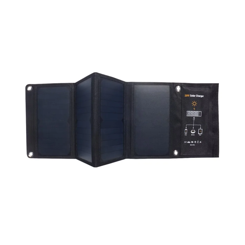 28W Waterproof Foldable Outdoor Solar Panel USB Charging Battery Charger Foldable Solar Charging Bag For Smart Phones
28W Waterproof Foldable Outdoor Solar Panel USB Charging Battery Charger Foldable Solar Charging Bag For Smart Phones