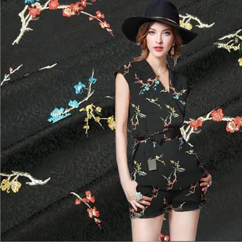 New arrivals Creative colorful plum blossom Jacquard embroidery fabric Upscale Clothing Material DIY Handmade Sewing Width145cm
New arrivals Creative colorful plum blossom Jacquard embroidery fabric Upscale Clothing Material DIY Handmade Sewing Width145cm