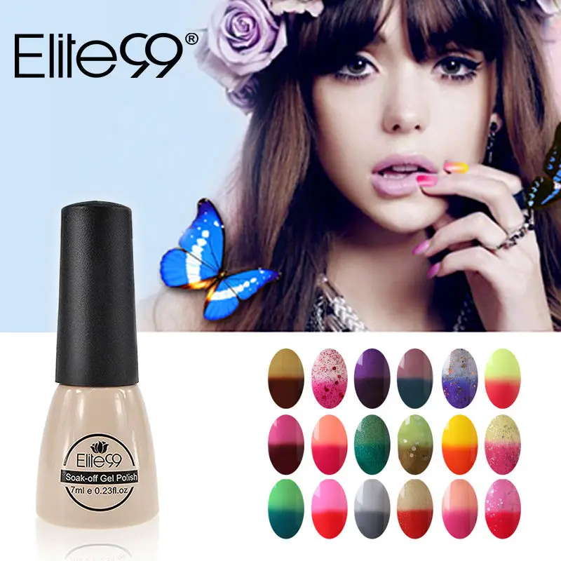 Elite99 Thermal Color Changing Nail Gel Polish Soak Off 7ml Temperature Color Changeable Nails Polish Gel Varnish Nail Glaze
Elite99 Thermal Color Changing Nail Gel Polish Soak Off 7ml Temperature Color Changeable Nails Polish Gel Varnish Nail Glaze