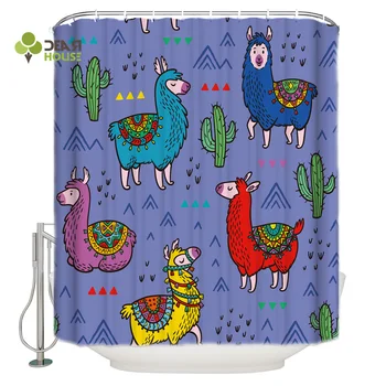 DEARHOUSE Shower Curtain Cartoon Lama Merry Christams Shower Curtain Bathroom Curtain Home Decoration
DEARHOUSE Shower Curtain Cartoon Lama Merry Christams Shower Curtain Bathroom Curtain Home Decoration