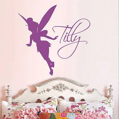 Customer-made DIY personlized name tinkerbell Vinyl kids decor girls decal children wall mural paper-You Choose Name and Color
Customer-made DIY personlized name tinkerbell Vinyl kids decor girls decal children wall mural paper-You Choose Name and Color