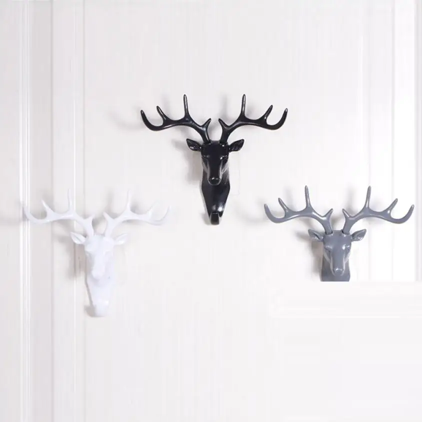 Deer head Self Adhesive Wall Door Hook Hanger Bag Keys Sticky Holder Rack De Armazenamento Holder Hanging Organizer Holder
Deer head Self Adhesive Wall Door Hook Hanger Bag Keys Sticky Holder Rack De Armazenamento Holder Hanging Organizer Holder