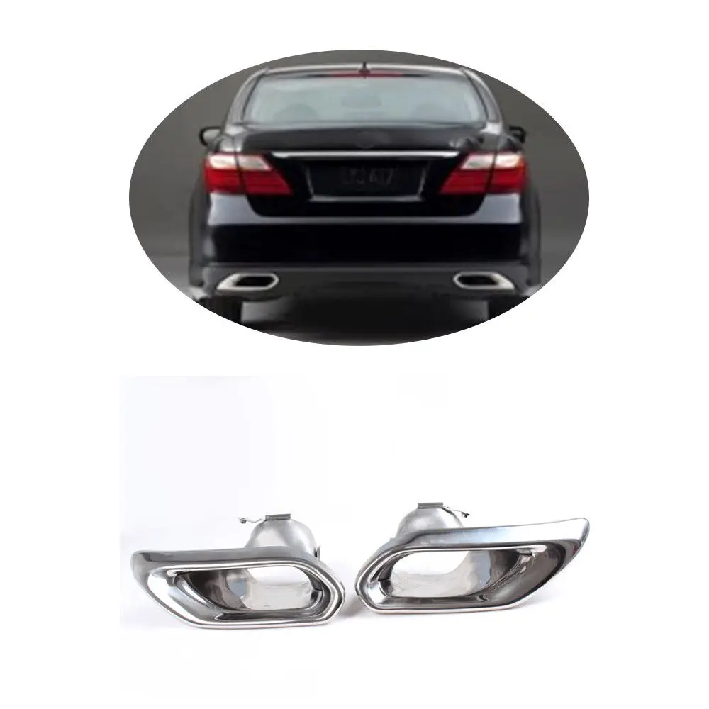 Rear Bumper Exhaust Tips End Fit for 2010 Lexus LS460 LS600 Stainless Steel 2pcs
Rear Bumper Exhaust Tips End Fit for 2010 Lexus LS460 LS600 Stainless Steel 2pcs