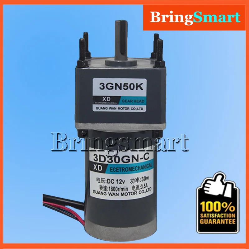 3D30GN-24 DC 12 Volt Motors 24V Gear Motor 3200RPM 90V DC Reduction Geared Motor Low Noise Reversible Speed Regulation
3D30GN-24 DC 12 Volt Motors 24V Gear Motor 3200RPM 90V DC Reduction Geared Motor Low Noise Reversible Speed Regulation