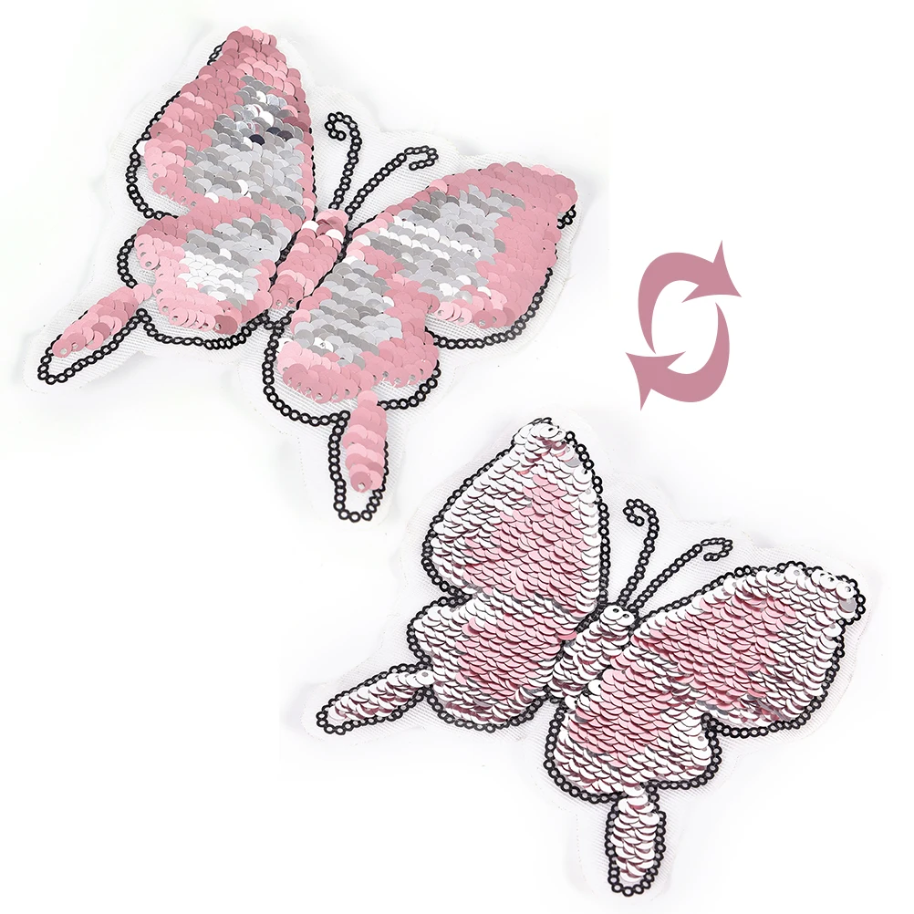 2018 Butterfly Sequins Reversible change color Sew On Patches for clothes DIY Patch Applique Bag Clothing Coat Crafts
2018 Butterfly Sequins Reversible change color Sew On Patches for clothes DIY Patch Applique Bag Clothing Coat Crafts
