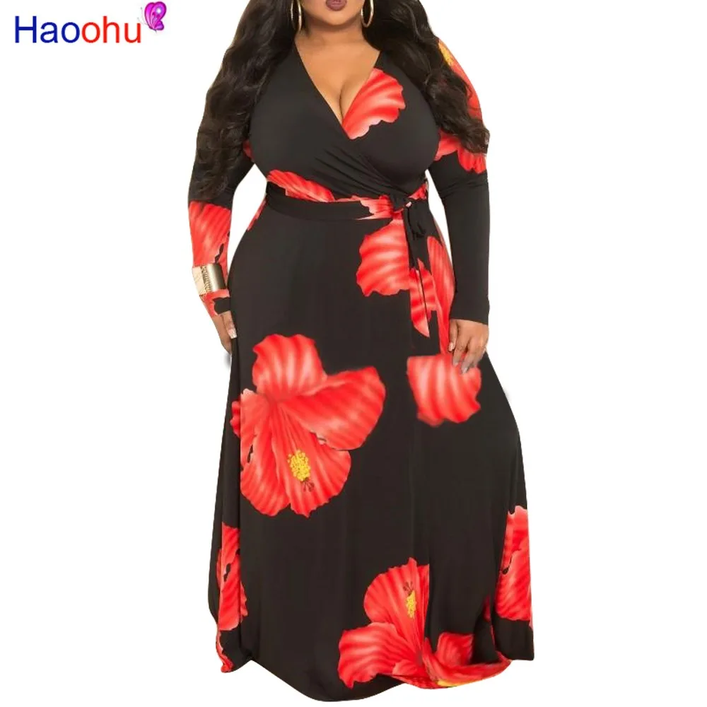 HAOOHU Women Long Maxi Dress 2019 Summer Floral Print Boho Style Beach Dress Casual long Sleeve Bandage Party Dress Vestidos
HAOOHU Women Long Maxi Dress 2019 Summer Floral Print Boho Style Beach Dress Casual long Sleeve Bandage Party Dress Vestidos