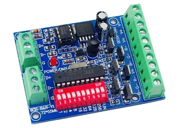6-channel DMX512 decoder, Led RGB controller DMX512 signal control board, 2 sets of RGB output
6-channel DMX512 decoder, Led RGB controller DMX512 signal control board, 2 sets of RGB output