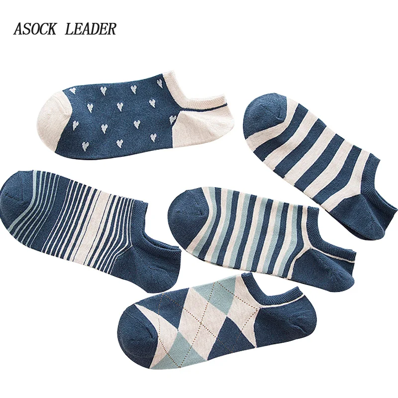 2020 Spring&Summer New Cotton Men'S Socks Short Tube Striped Socks Men'S Fashion Leisure Boat Socks 5 Pairs / Lot
2020 Spring&Summer New Cotton Men'S Socks Short Tube Striped Socks Men'S Fashion Leisure Boat Socks 5 Pairs / Lot