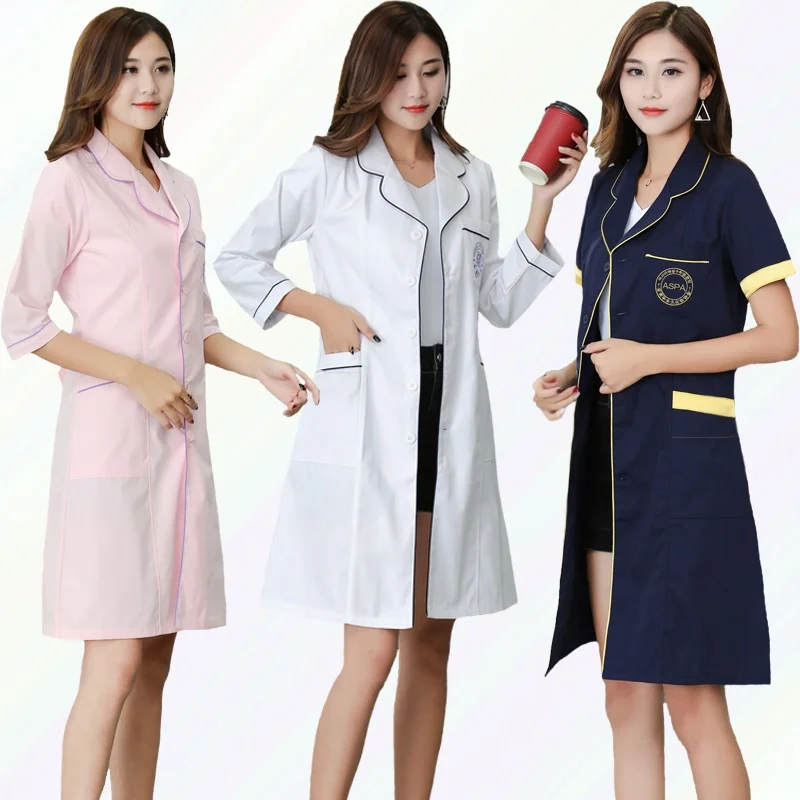 Nurse Uniform Medical Clothing Lab Coat Medical Gowns Scrubs Medical Uniforms Women Beautician Uniform Medical Uniforms DD2056
Nurse Uniform Medical Clothing Lab Coat Medical Gowns Scrubs Medical Uniforms Women Beautician Uniform Medical Uniforms DD2056