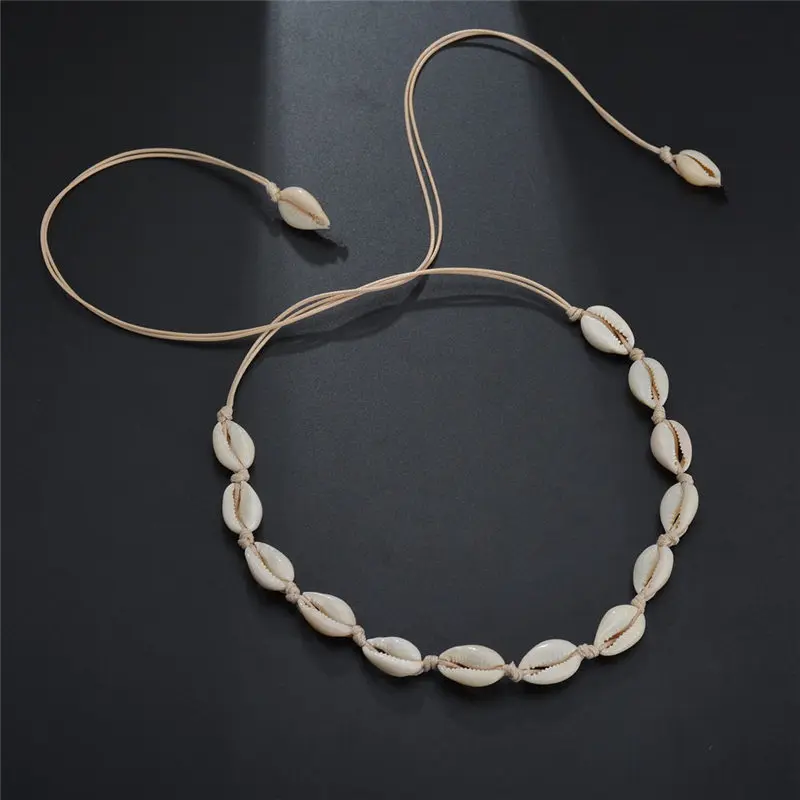 Summer Natural Shell Choker Necklace Simple Bohemian Seashell Necklace Beach Jewelry for Women Girls Birthday Gift
Summer Natural Shell Choker Necklace Simple Bohemian Seashell Necklace Beach Jewelry for Women Girls Birthday Gift